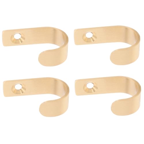 Warmhm 4 Stück Wandhaken aus Messing für Wohnzimmer und Schlafzimmer Dekorative Kleiderhaken mit Einfacher Montage und Schrauben für Handtücher Taschen und Warmhm 4 Stück Wandhaken aus Messing für Wohnzimmer und Schlafzimmer Dekorative Kleiderhaken mit Einfacher Montage und Schrauben für Handtücher Taschen und von Warmhm