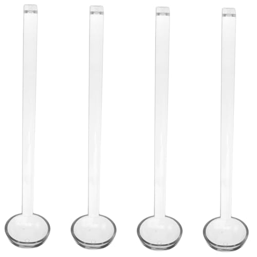 Warmhm 4 Stücke Teiliges Klarer Kleiner Schöpflöffel mit Langem Griff Kunststoff Servierlöffel für Saucen Suppen Dressings Fruchtsäfte für Cocktailpartys Catering und Bankette Warmhm 4 Stücke Teiliges Klarer Kleiner Schöpflöffel mit Langem Griff Kunststoff Servierlöffel für Saucen Suppen Dressings Fruchtsäfte für Cocktailpartys Catering und Bankette von Warmhm
