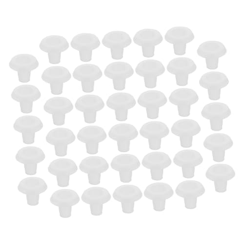 Warmhm 40 Stück Teiliges Transparente Blindenschienen endkappen aus Robustem Pom Leiterseil taster und Steckverschluss Geeignet für Horizontale Jalousien Langlebig und Verschleißfest für von Warmhm