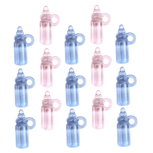 Warmhm 48stücke Transparente Milchflasche Dekoration Handwerk Party Dusche Decor Schreibtischdekoration von Warmhm