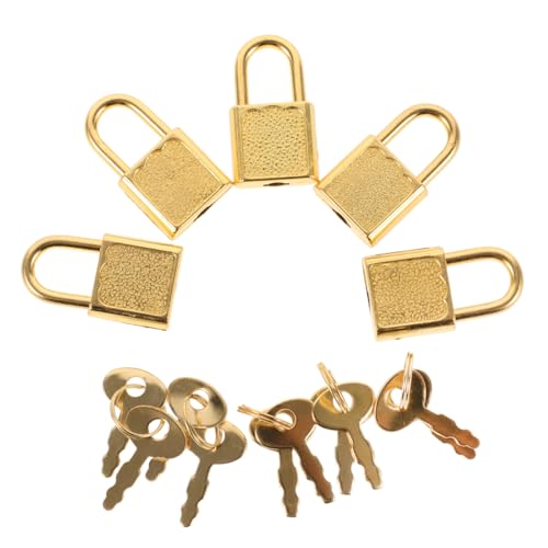 Warmhm 5 Sets Piratenschatztruhe Metallschlösser Und Schlüssel Metall Vorhängeschloss Box Riegel Vorhängeschloss Kit Warmhm 5 Sets Piratenschatztruhe Metallschlösser Und Schlüssel Metall Vorhängeschloss Box Riegel Vorhängeschloss Kit von Warmhm
