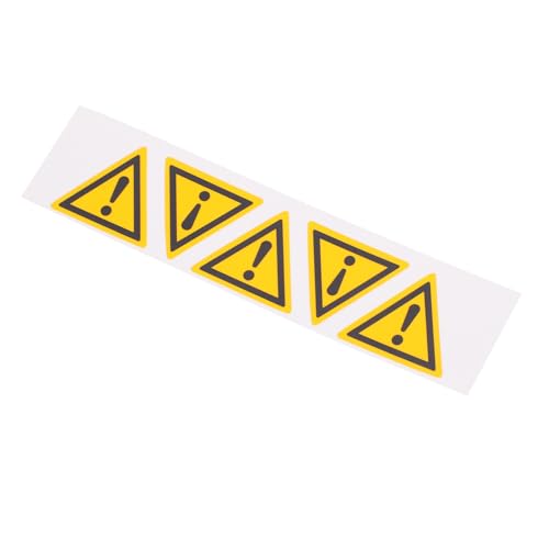 Warmhm 5 Stck Teiliges Selbstklebendes Warnschild mit Ausrufezeichen Langlebige Wasserfeste Sicherheitsaufkleber für Gefahrenbereiche Sichtbar Einfache Anbringung für Betriebs Warmhm 5 Stck Teiliges Selbstklebendes Warnschild mit Ausrufezeichen Langlebige Wasserfeste Sicherheitsaufkleber für Gefahrenbereiche Sichtbar Einfache Anbringung für Betriebs von Warmhm