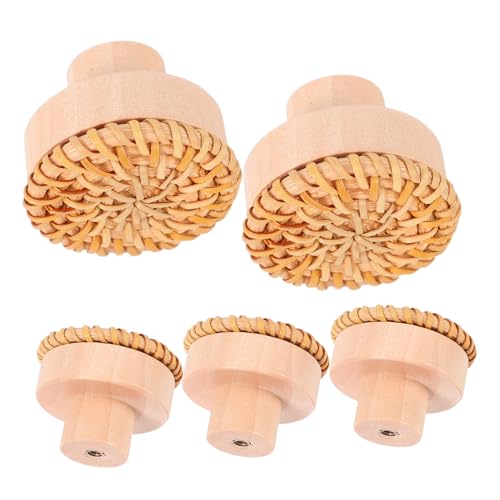 Warmhm 5 Stück Runde Rattan Wandhaken Natürlich Robust Vielseitig für Schlüssel Taschen Schals Minimalistisch Dekorativ zur Praktischen Aufbewahrung Warmhm 5 Stück Runde Rattan Wandhaken Natürlich Robust Vielseitig für Schlüssel Taschen Schals Minimalistisch Dekorativ zur Praktischen Aufbewahrung von Warmhm