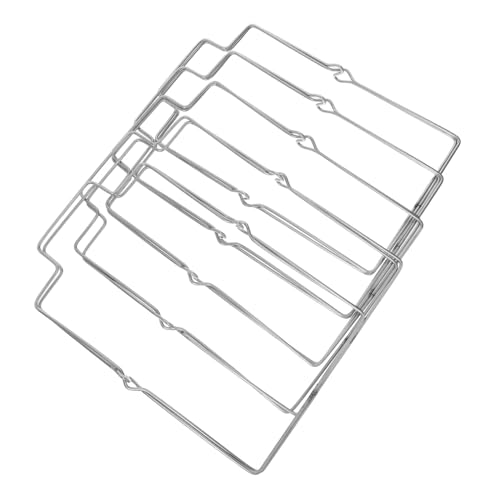 Warmhm 5 Stück Teiliges Faltbares Küchenmüllbeutelhalter Edelstahl Kompakter Müllbeutelständer mit Flexiblem Bag support für Kleine Küchen Badezimmer Platzsparend und Robust von Warmhm