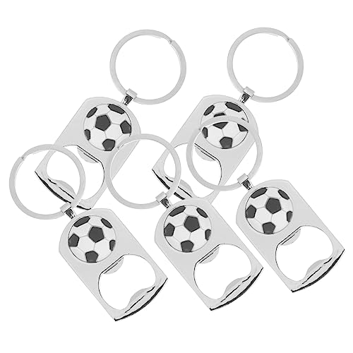 Warmhm 5 Stück Teiliges Metalldosenöffner Fußball Design mit Schlüsselanhängern Langlebig und Kompakt für Camping Partys und Geschenkideen bei Fußball Events Warmhm 5 Stück Teiliges Metalldosenöffner Fußball Design mit Schlüsselanhängern Langlebig und Kompakt für Camping Partys und Geschenkideen bei Fußball Events von Warmhm