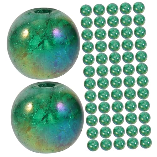 Warmhm 50 Stück Aqua Tank Vase Für Kernstück Dekoration Lose Klein Füllstoffe Sortiert Reiz Einmachgläser Perlensteine Kies Selber Machen Dekore in Steinoptik Steindekore Glas Green von Warmhm