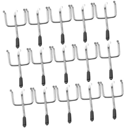 Warmhm 50 Stück Teiliges Heavy Duty Pegboard Haken aus Eisen Robuste Lochwandhaken mit Schutzkappen für Garage Werkstatt und Ladenorganisation Einfache Montage und Hohe Tragfähigkeit Warmhm 50 Stück Teiliges Heavy Duty Pegboard Haken aus Eisen Robuste Lochwandhaken mit Schutzkappen für Garage Werkstatt und Ladenorganisation Einfache Montage und Hohe Tragfähigkeit von Warmhm