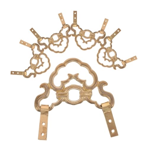 Warmhm 5stücke Kupfer Bilderrahmen Haken Chinesische Stil Rahmen Aufhänger Dekorative Wandmontagehaken Hardware Für Büro Zuhause Spiegel Und Plaketten Kunstwerke von Warmhm