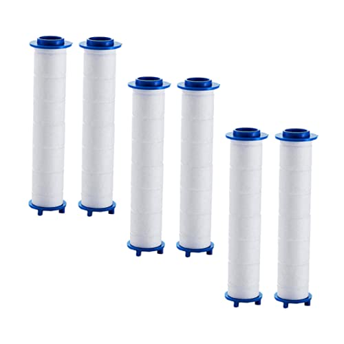 Warmhm 6 Stück Filter Element Wasserfilter Für Duschkopf Gefilterte Dusche Duschfilter Duschen Dusche Mit Wasserenthärter Gefilterter Duschkopf Universal- Filterwechsel Baumwolle von Warmhm