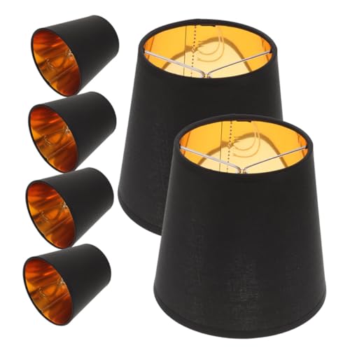 Warmhm 6 Stück Moderner Schwarzer Metall lampenschirme Fass design Langlebig und Installieren Kompatibel mit Tischlampen Pendelleuchten und Kronleuchtern Warmhm 6 Stück Moderner Schwarzer Metall lampenschirme Fass design Langlebig und Installieren Kompatibel mit Tischlampen Pendelleuchten und Kronleuchtern von Warmhm