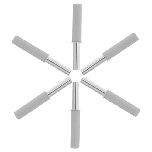 Warmhm 6 Stück Soft Close Dämpfer für Müllbehälter Hydraulischer Geräuschpuffer aus Edelstahl für Küchenschranktüren Sanftes Schließen Stoßabsorption und Schutz für Haushalt und Büro von Warmhm