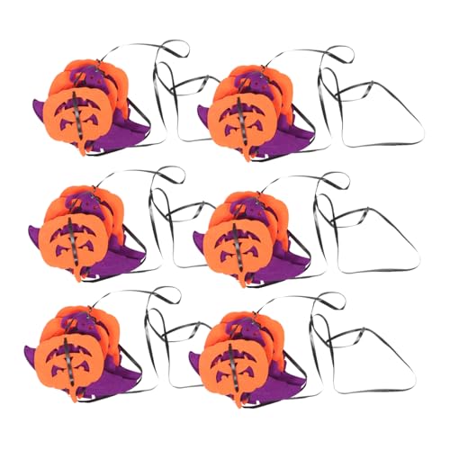 Warmhm 6stücke Halloween-hängeornamente Kürbisgeist-Design Aus Vliesstoff Für Party-zubehör Büro Und Außenbereich Leicht Und Langlebig Für Verschiedene Anlässe von Warmhm