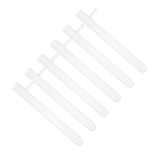 Warmhm 6 Stück Teiliges Hitzebeständige Labor reagenzgläser mit Seitlichem Stützarm Transparentes Glas für Chemische Experimente und DIY anwendungen Stabile Ausführung von Warmhm