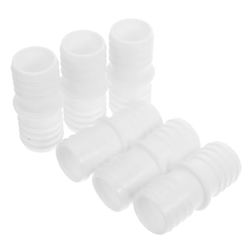 Warmhm 6 Stück Teiliges Poolschlauch Verbinder Robuster Kunststoff Adapter mit Schnellkupplung Dicht Schließend Kompatibel mit Poolreiniger Filteranlage und Vakuumschlauch von Warmhm