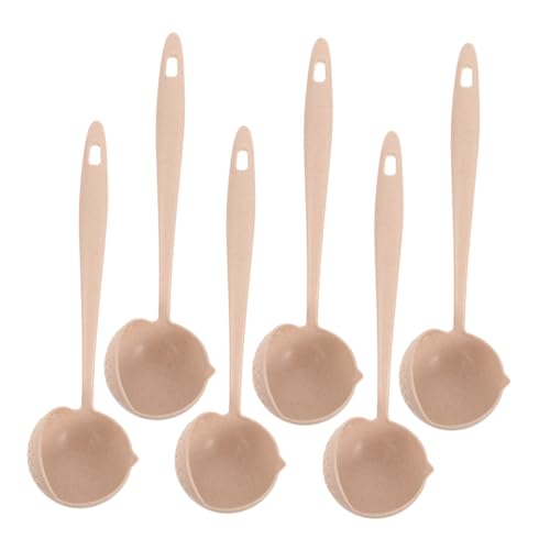 Warmhm 6 Stück Teiliges Sieblöffel Set mit Langem Griff Feinmaschiger Siebdesign für Effizientes Abseihen von Flüssigkeiten und Feststoffen Rutschfester Griff Hitzebeständig für Suppen Warmhm 6 Stück Teiliges Sieblöffel Set mit Langem Griff Feinmaschiger Siebdesign für Effizientes Abseihen von Flüssigkeiten und Feststoffen Rutschfester Griff Hitzebeständig für Suppen von Warmhm