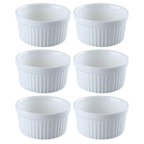 Warmhm 6Stücke Keramik Schalen Backpuddingschalen für Desserts Pudding und Hitzebeständig für Mikrowelle und Ofen Warmhm 6Stücke Keramik Schalen Backpuddingschalen für Desserts Pudding und Hitzebeständig für Mikrowelle und Ofen von Warmhm