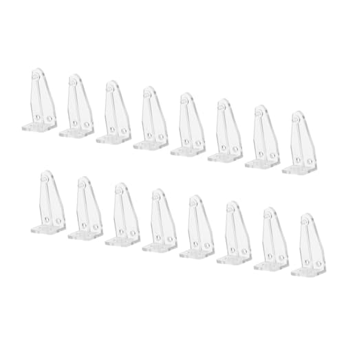 Warmhm 8 Paare Jalousie Halterungen Klare Blind Bottom Rail Holder Ersatzteile für Horizontale Fensterrollos und Bruchsicher für Große Fensterbereiche Warmhm 8 Paare Jalousie Halterungen Klare Blind Bottom Rail Holder Ersatzteile für Horizontale Fensterrollos und Bruchsicher für Große Fensterbereiche von Warmhm