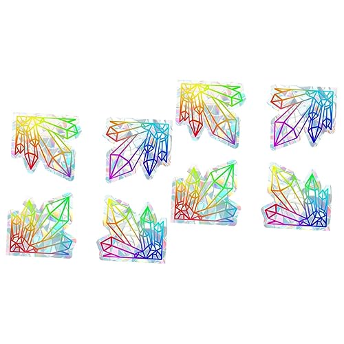 Warmhm 8 Stk Regenbogen-prisma-aufkleber Undurchsichtige Fensterfolie Fensteraufkleber Undurchsichtige Glasaufkleber Regenbogen-glasaufkleber Schiebetüren Statische Elektrizität Pvc 3d Warmhm 8 Stk Regenbogen-prisma-aufkleber Undurchsichtige Fensterfolie Fensteraufkleber Undurchsichtige Glasaufkleber Regenbogen-glasaufkleber Schiebetüren Statische Elektrizität Pvc 3d von Warmhm