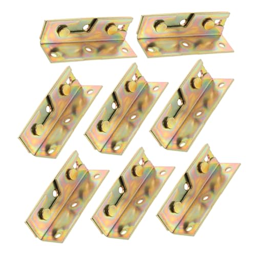 Warmhm 8 Stück Schwere Metall bettbeschläge Verstärkte Einzelschnallen Unsichtbare Bettrahmenverbinder Robuste Lattenrost halterungen Einfache Montage für Möbel und Betten Warmhm 8 Stück Schwere Metall bettbeschläge Verstärkte Einzelschnallen Unsichtbare Bettrahmenverbinder Robuste Lattenrost halterungen Einfache Montage für Möbel und Betten von Warmhm