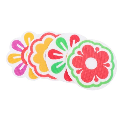Warmhm 8 Stück Teiliges Badewannenaufkleber mit Blumenmotiv rutschfest Selbstklebend Peva Badezimmer Deko für Badewanne Dusche Fliesenaufkleber Sicher von Warmhm