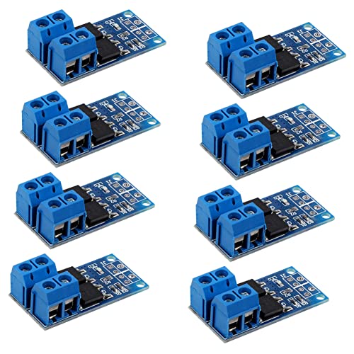 Warmhm 8 Stück Teiliges Mosfet Antriebsmodul Dc Motorsteuerung Pwm Signal Strombegrenzungscontroller Langlebiges Hochleistungssteuergerät von Warmhm