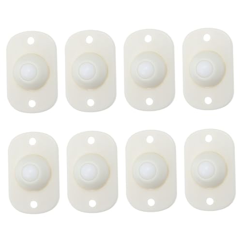 Warmhm 8 Stück Teiliges Selbstklebende Drehbare Universalrollen aus Langlebigem Abs Geräuscharm Tragfähig für Möbel Aufbewahrungsboxen Mülleimer für Sideboards und Schränke Warmhm 8 Stück Teiliges Selbstklebende Drehbare Universalrollen aus Langlebigem Abs Geräuscharm Tragfähig für Möbel Aufbewahrungsboxen Mülleimer für Sideboards und Schränke von Warmhm