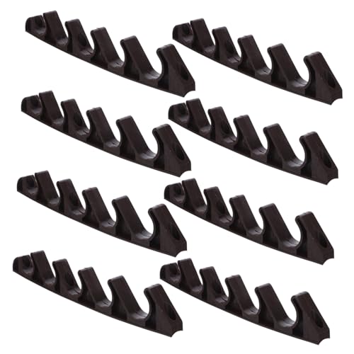 Warmhm 8 Stück Teiliges Verstellbare Kunststoff Nylon Verbindungsclips für Outdoor Klappliegen Gartenstuhl Ersatzteile mit Fünfzahn Halterung für Camping Terrasse von Warmhm