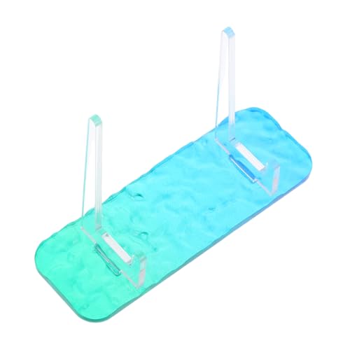 Warmhm Acryl Mini Staffelei Stand für Münzen Bilder und Auszeichnungen Transparenter Kartenhalter mit Blau Grünem Farbverlauf für Tisch Büro und Einzelhandel Warmhm Acryl Mini Staffelei Stand für Münzen Bilder und Auszeichnungen Transparenter Kartenhalter mit Blau Grünem Farbverlauf für Tisch Büro und Einzelhandel von Warmhm