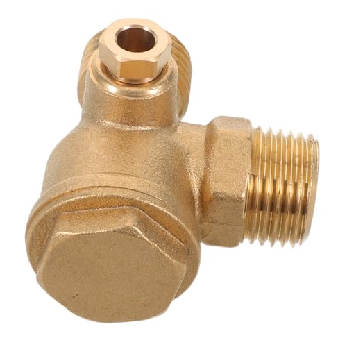Warmhm Alle Kupferprüfventil Einweg-rückschlagventil Pneumatisches Rückschlagventil Gemeinsame Werkzeuge Auslassventil Des Luftkompressors Luftkompressorventil Druckventil Golden von Warmhm