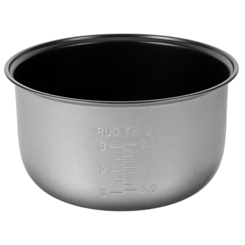 Warmhm Antihaft reiskocher Innentopf Ersatz Multifunktionaler Haushaltstopf für Elektrische Reiskocher Geeignet Praktisches Zubehör für Küche Hotel Dormitory Geschenkoption von Warmhm