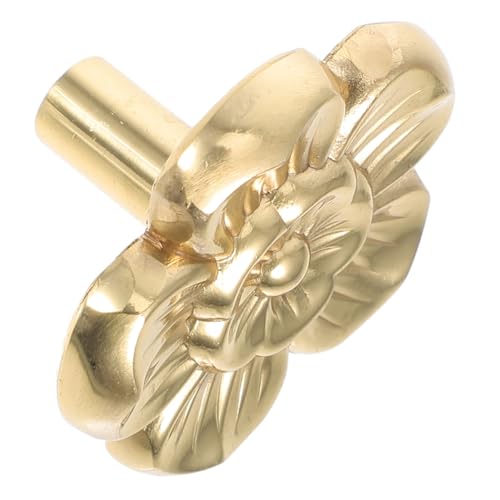 Warmhm Antiker Messing Blumen Möbelgriff für Schranktüren Weinkabinette und Kleiderschränke Hochwertige Langlebige Griffe mit Einzigartigem Design für von Warmhm