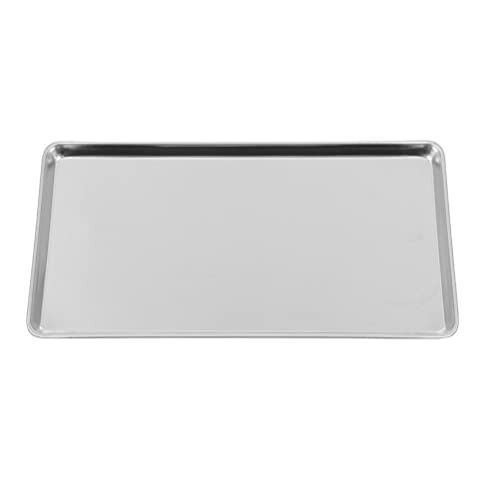 Warmhm Backblech-Keksblech Metall-Backform Blech-Keksblech Professionelles Backblech Aus Edelstahl Leicht Zu Reinigen Spülmaschinenfestes Serviertablett Für Lebensmittel von Warmhm