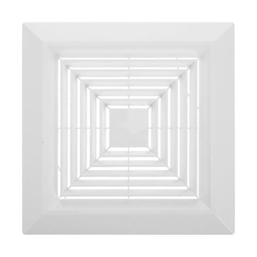Warmhm Badezimmer Abluftventilator Abdeckung Wartungsteile für Quadratische Decken oder Wandmontage Installieren Langlebig Effizient gegen Feuchtigkeit Warmhm Badezimmer Abluftventilator Abdeckung Wartungsteile für Quadratische Decken oder Wandmontage Installieren Langlebig Effizient gegen Feuchtigkeit von Warmhm