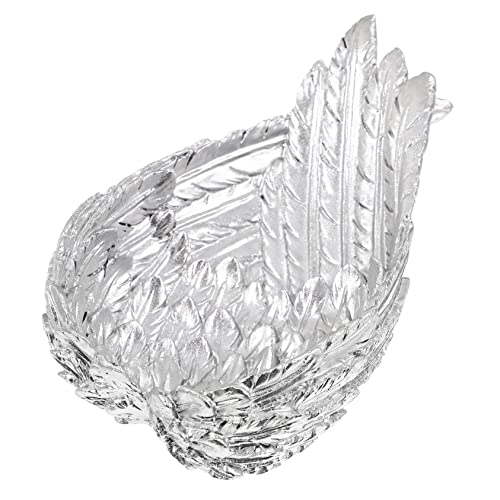 Warmhm Basis Aus Kristallkugel Kugelständer Glas Hamsa-handdekor Halter Für Eierständer Halter Für Kristallkugeln Kristall-Diamant-ständer Edelstein-eierständer Harz Flügel Standfuß von Warmhm