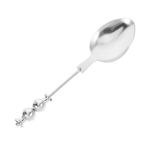 Warmhm Beadable Löffel DIY Kreativ Teelöffel Haushaltstauglich Vielseitiger Kleiner Rührlöffel für Kaffee Tee und Dessert Gebrauch von Warmhm