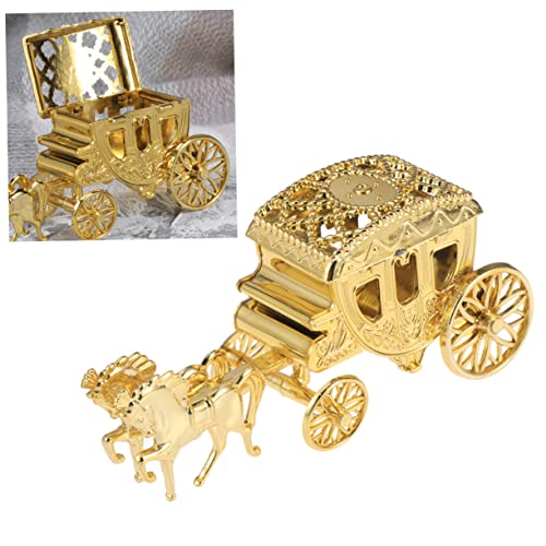 Warmhm Boxen Kutsche Ornament Schmuck Display Halter Mittelstücke Für Tische Hochzeitsdekoration Vakuumbehälter Hausdekorationen Für Zuhause Süßigkeitenbox Dekorieren Statuette Kleine von Warmhm