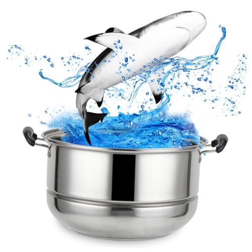 Warmhm Dampftopf Suppentopf für Induktionsherd und Gasherd Multifunktionaler Dampfgarer mit Deckel zum Dämpfen von Gemüse Reis Warmhm Dampftopf Suppentopf für Induktionsherd und Gasherd Multifunktionaler Dampfgarer mit Deckel zum Dämpfen von Gemüse Reis von Warmhm