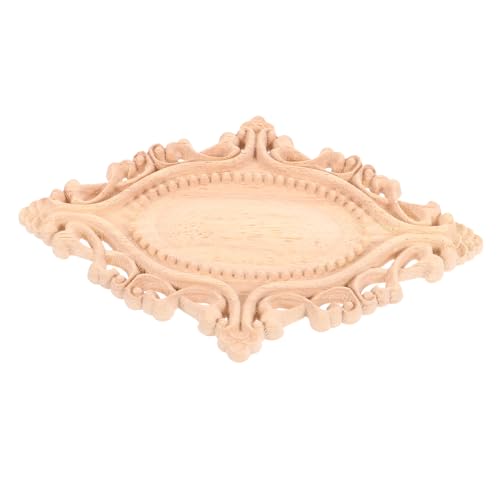 Warmhm Dekorative Holzapplikation Oval Möbelverzierung Geschnitzt für Einzigartigen Stil Einfache Installation ohne Werkzeug Langlebige Handwerkskunst für Wohnräume Warmhm Dekorative Holzapplikation Oval Möbelverzierung Geschnitzt für Einzigartigen Stil Einfache Installation ohne Werkzeug Langlebige Handwerkskunst für Wohnräume von Warmhm