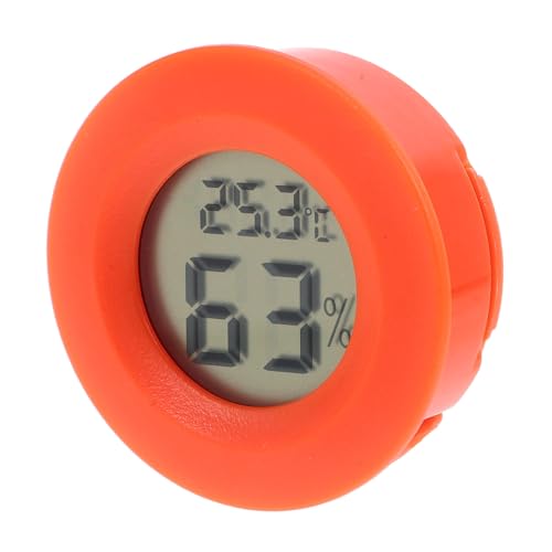 Warmhm Digitales Thermometer Hygrometer für Innenräume Rundes Temperatur Feuchtigkeitsmessgerät in Rot Klein und Leicht Geeignet für Schlafzimmer Büro und Lager Warmhm Digitales Thermometer Hygrometer für Innenräume Rundes Temperatur Feuchtigkeitsmessgerät in Rot Klein und Leicht Geeignet für Schlafzimmer Büro und Lager von Warmhm