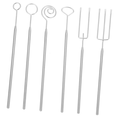 Warmhm Edelstahl Fondue Gabel Lange Schokoladen dipping Forks mit Glatter Oberfläche Rostfrei Leicht zu Reinigen für Schokofondue Pralinen und Dessertdekoration Warmhm Edelstahl Fondue Gabel Lange Schokoladen dipping Forks mit Glatter Oberfläche Rostfrei Leicht zu Reinigen für Schokofondue Pralinen und Dessertdekoration von Warmhm