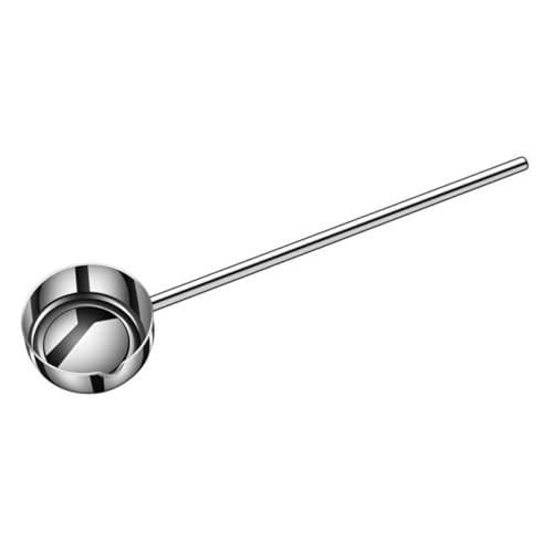 Warmhm Edelstahl Schöpflöffel mit Langem Griff Ergonomisch Rostfrei Praktischer Küchenhelfer zum Servieren von Suppe und Wasser Spülmaschinengeeignet für Haushalt und Gartengebrauch von Warmhm