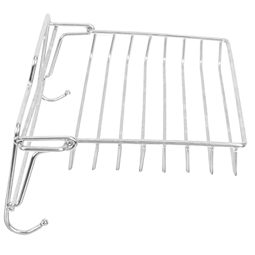 Warmhm Edelstahl Wandregal mit Haken Eckregal ohne Bohren Platzsparendes Duschorganizer Rostfrei Langlebig Multifunktional für Badezimmer und Küche Lagig Sicher und Stabil Warmhm Edelstahl Wandregal mit Haken Eckregal ohne Bohren Platzsparendes Duschorganizer Rostfrei Langlebig Multifunktional für Badezimmer und Küche Lagig Sicher und Stabil von Warmhm