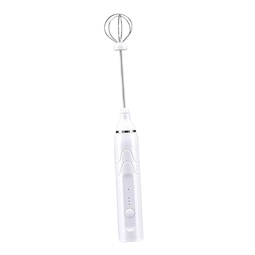 Warmhm Elektrischer Eierschläger Mixer Tragbarer Handmixer mit USB Ladefunktion für Mischen und Aufschäumen von Sahne und Pudding Leicht und Ergonomisch von Warmhm