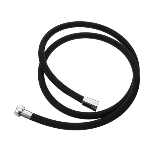 Warmhm Extra Langer Silikonduschschlauch Schwarz Bruchsicherer Flexibler Duschschlauch mit Universellem Anschluss Verschleißfest Hochdruckbeständig für Badewannenarmatur Geeignet Warmhm Extra Langer Silikonduschschlauch Schwarz Bruchsicherer Flexibler Duschschlauch mit Universellem Anschluss Verschleißfest Hochdruckbeständig für Badewannenarmatur Geeignet von Warmhm