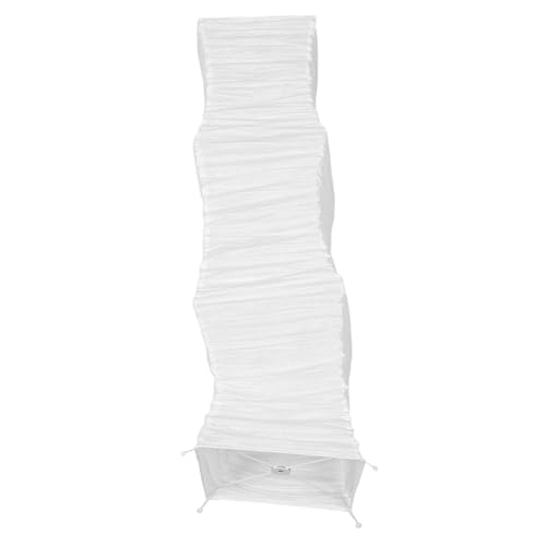 Warmhm Faltbarer Papier Lampenschirm für Stehlampen Ersatzschirm aus Papier Modernes Design für Wohnzimmer Schlafzimmer Büro Stilvolles Beleuchtungszubehör Gemütliche von Warmhm