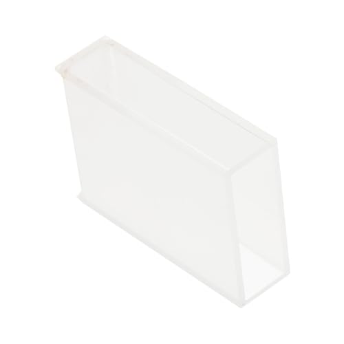 Warmhm Glasküvette Weglänge Präzise Messzelle für Spektrophotometer Laboranalysen UV visible Spektralanalyse Kompatibel Accurate Reading Specimen Micro Cuvette von Warmhm