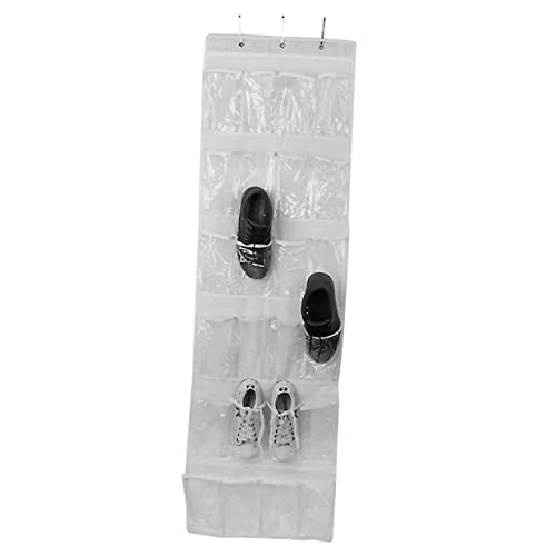 Warmhm Hängendes Schuhregal mit Transparente Aufbewahrung für Schuhe Kleidung Multifunktionales Organizer für Schränke Türen Balkone und von Warmhm