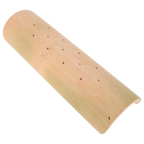 Warmhm Handgefertigtes Bambus Nackenkissen Höhe Atmungsaktiv Kühl Traditionelles Chinesisches Nackenstützkissen für Spa Sauna Reise Geeignet für Körpergröße von Warmhm