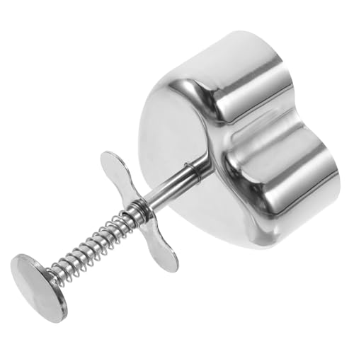 Warmhm Herzförmige Reismould Burger Press Hamburger Patty Maker Pressform für Reisball Onigiri Form Bento Lunch Antihaft Langlebig Einfach zu Reinigen von Warmhm