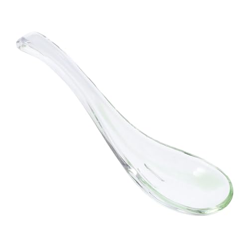 Warmhm Hitzebeständiger Kleiner Glaslöffel mit Ergonomischem Griff Transparenter Dessert Suppenlöffel für Zuhause Eleganter Moderner Küchenhelfer für Joghurt Heiße Schokolade und Feines Warmhm Hitzebeständiger Kleiner Glaslöffel mit Ergonomischem Griff Transparenter Dessert Suppenlöffel für Zuhause Eleganter Moderner Küchenhelfer für Joghurt Heiße Schokolade und Feines von Warmhm